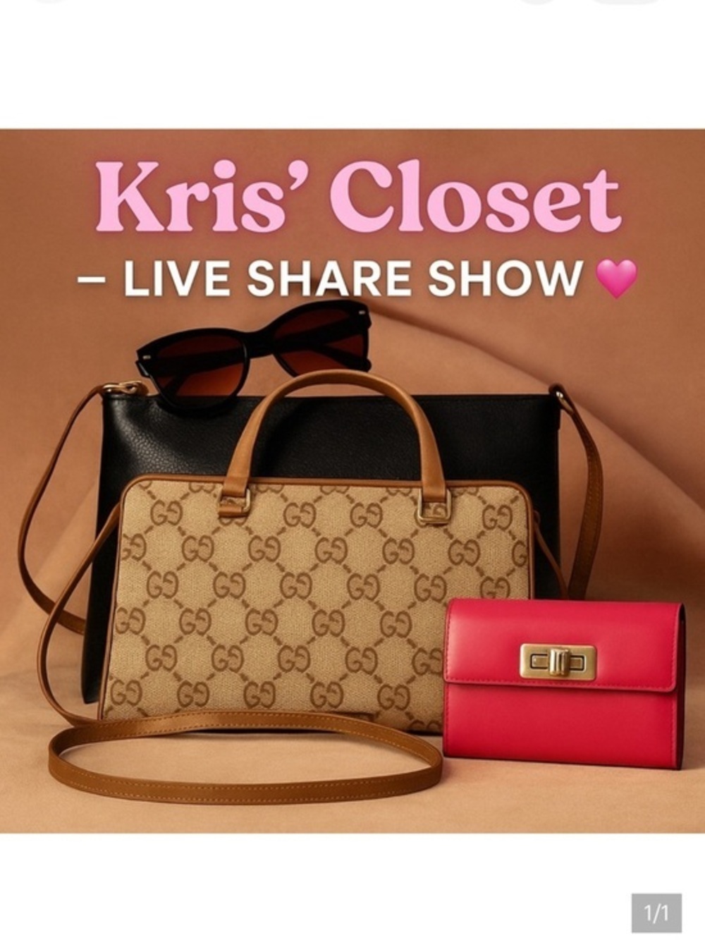 LIKE & SHARE ✨ Kris’ Closet Live • Bags, Glam & More